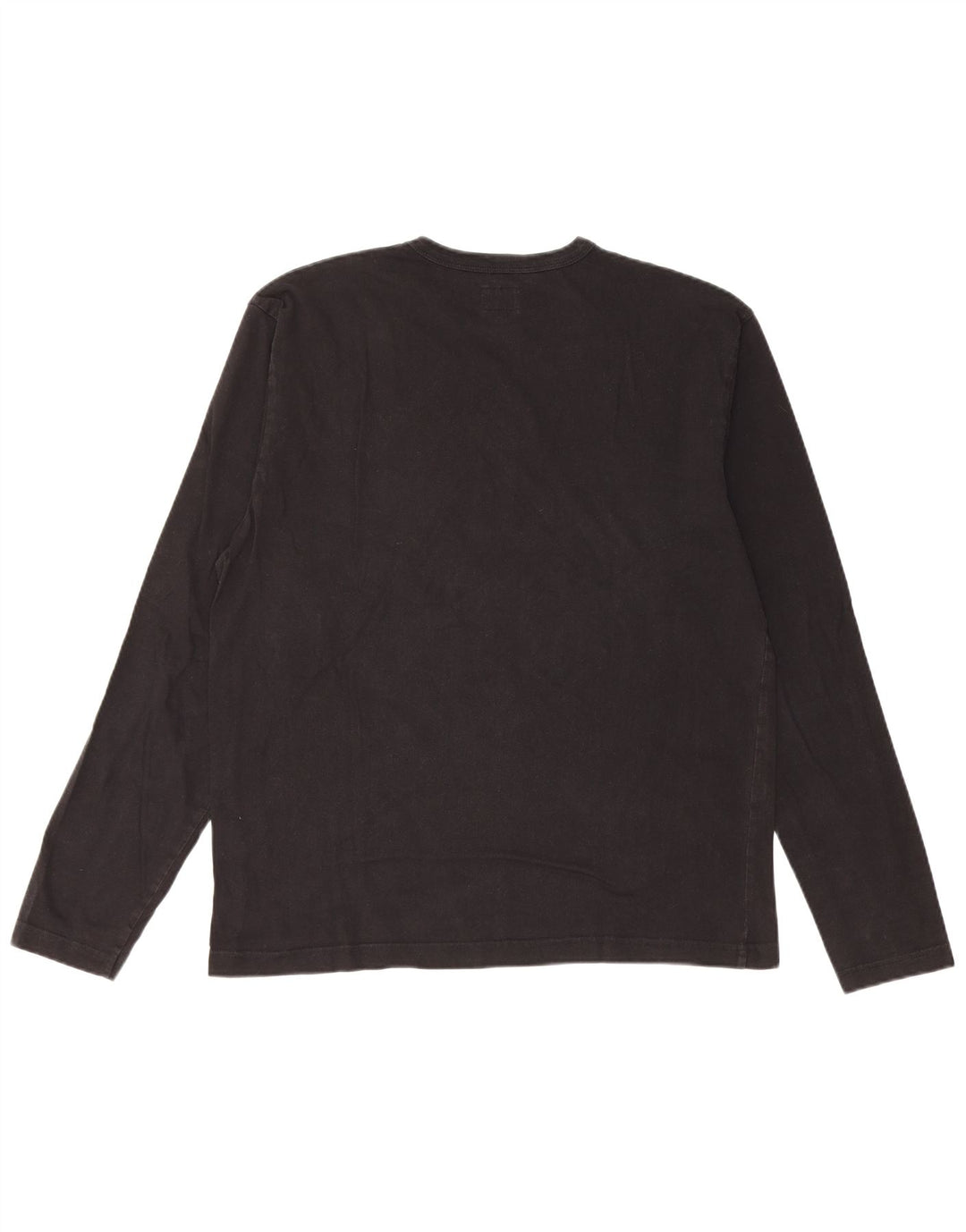 Męskie jeansy Calvin Klein z grafiką, długimi rękawami, duże, czarne, bawełniane