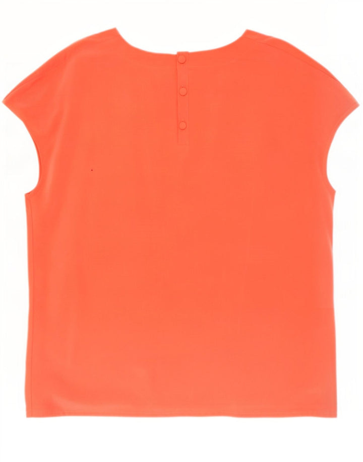 Bluzka damska Vintage Top UK 18 XL Pomarańczowa