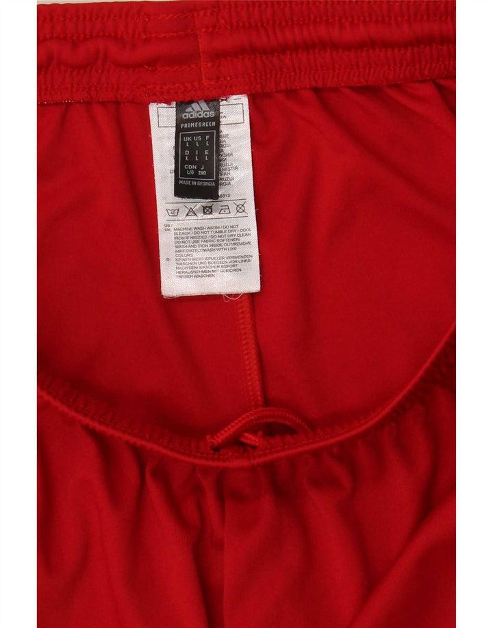Męskie spodenki sportowe Adidas Aeroready, duże, czerwone, poliestrowe