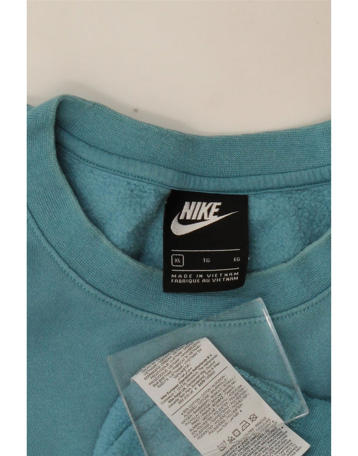 Męski sweter NIKE XL, niebieski, bawełniany