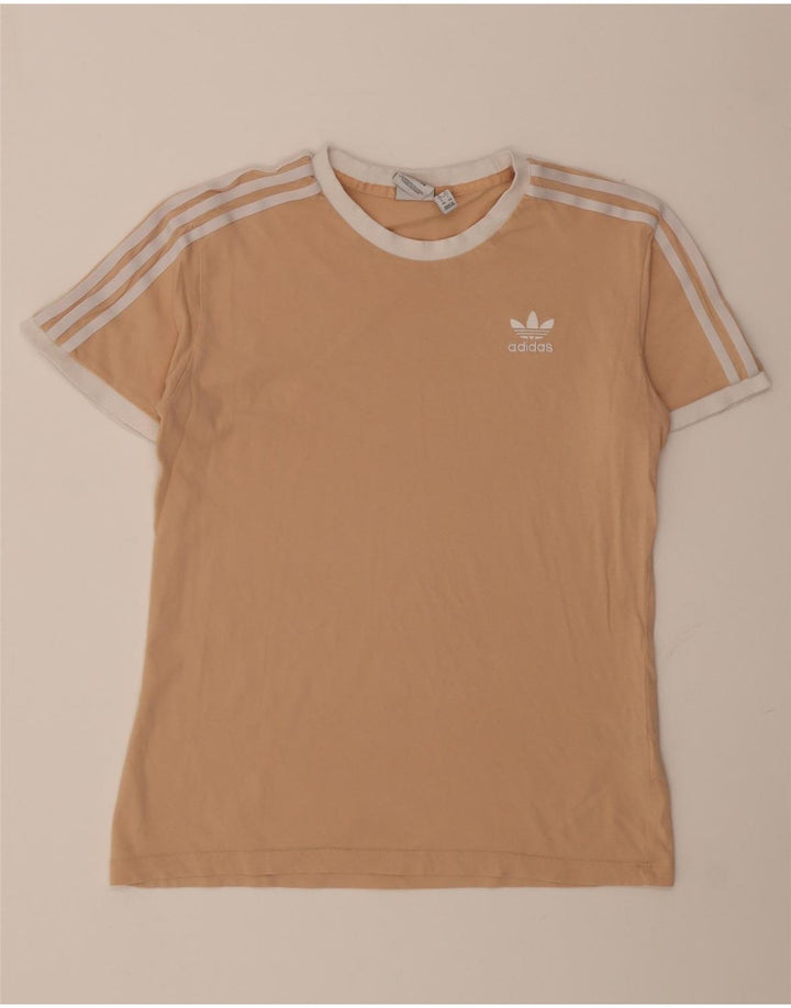 Damska koszulka Adidas Top UK 14 Średnia beżowa bawełna