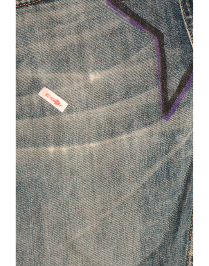 Damskie spodenki jeansowe Levi's Graphic W30 Średni niebieski, bawełniany