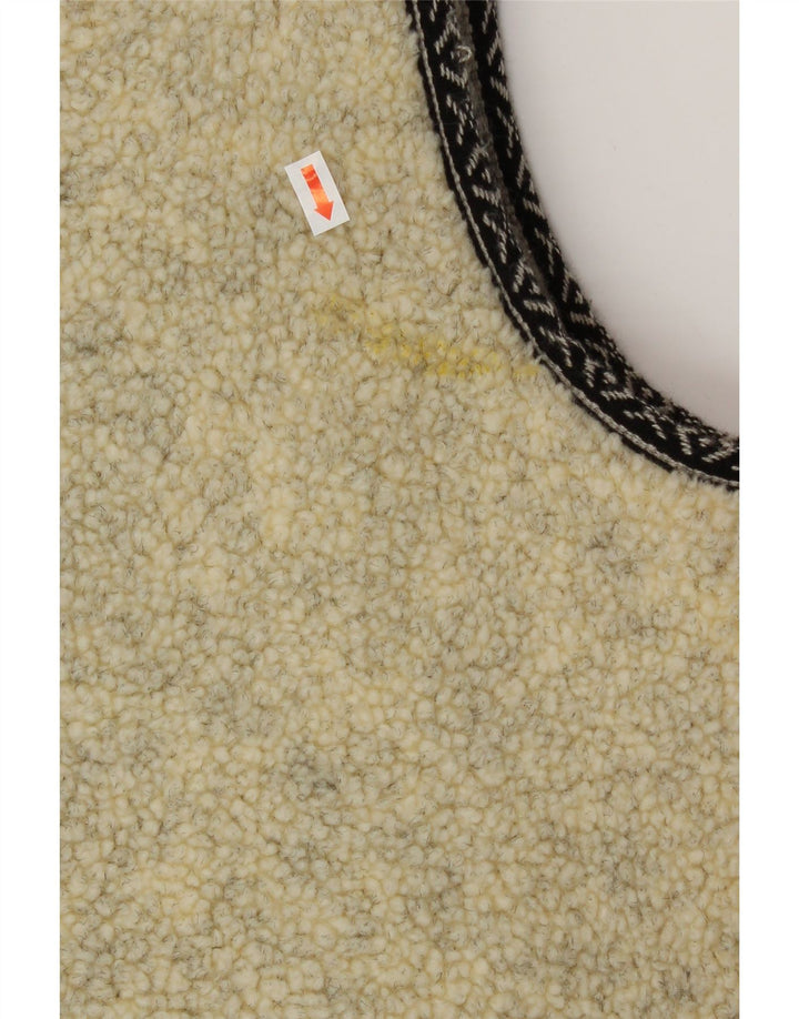 Męska kamizelka Sherpa VINTAGE IT 52/54 XL Beżowa nowa wełna