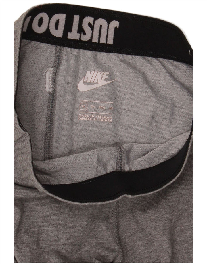 Damskie legginsy Nike Graphic UK 6 XS Szare nakrapiane