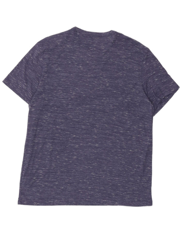 T-shirt męski Lee XL, granatowy, bawełniany w cętki
