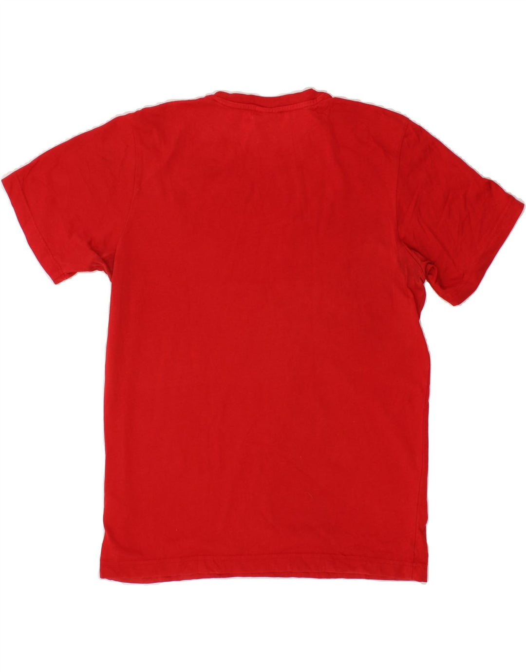 ADIDAS Mens Climalite Graphic T-Shirt Top Medium Red Cotton Vintage Adidas and Second-Hand Adidas from Messina Hembry 