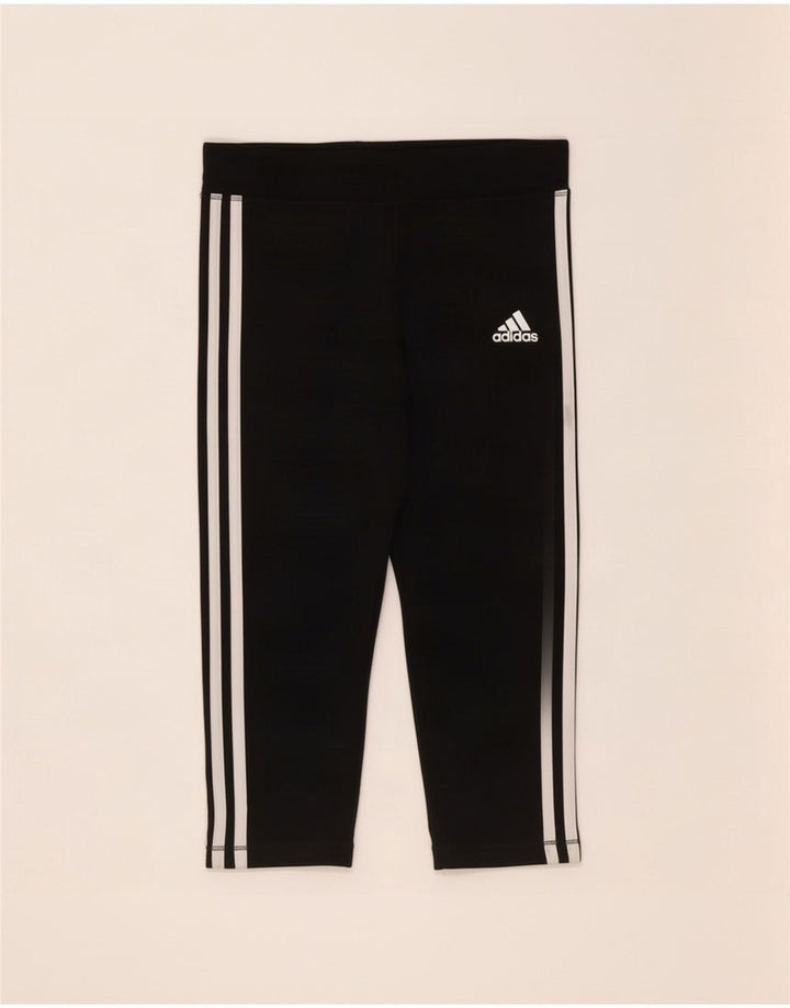 Legginsy Adidas Dziewczęce Climalite Capri 14-15 lat Czarny Poliester