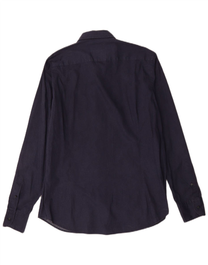 Koszula męska Massimo Dutti, duża, granatowa