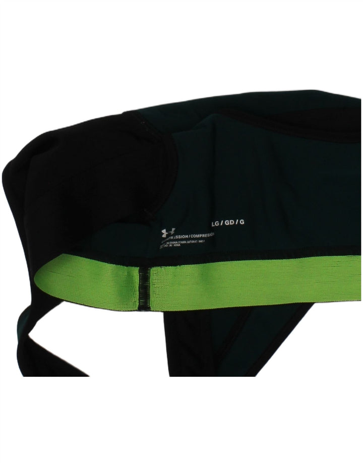 Damski top biustonosza sportowego Under Armour Compression Graphic, duży, zielony