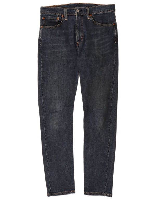 Męskie jeansy LEVI'S 512 Slim Tapered W33 L32 Granatowa bawełna
