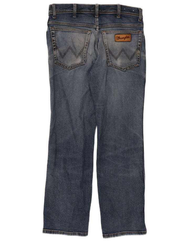 Męskie jeansy Wrangler Texas Straight W32 L30 Niebieskie bawełniane