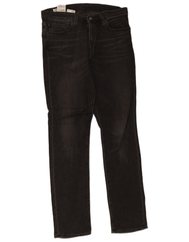Męskie jeansy Levi's 511 Slim W32 L32 Czarna bawełna