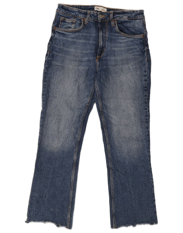 Damskie proste dżinsy Zara EU 38 Small W30 L26 Niebieskie