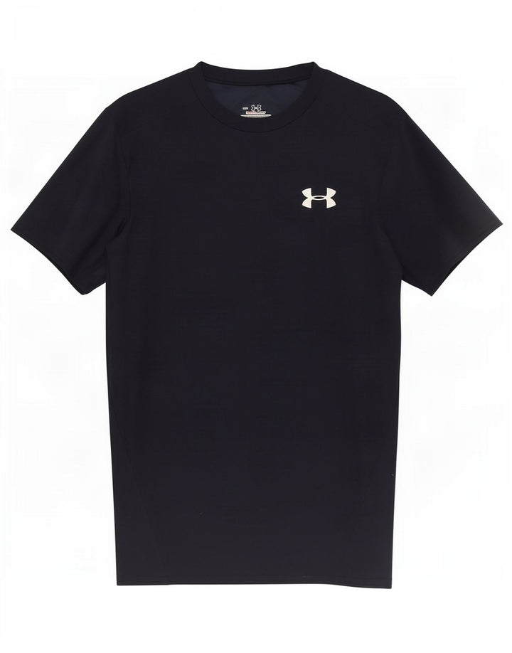Męska koszulka t-shirt Under Armour Heat Gear, średni granatowy poliester