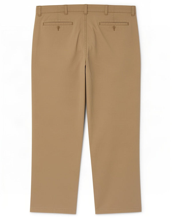 Męskie proste spodnie chino Zara EU 48 XL W38 L29 Beżowa bawełna