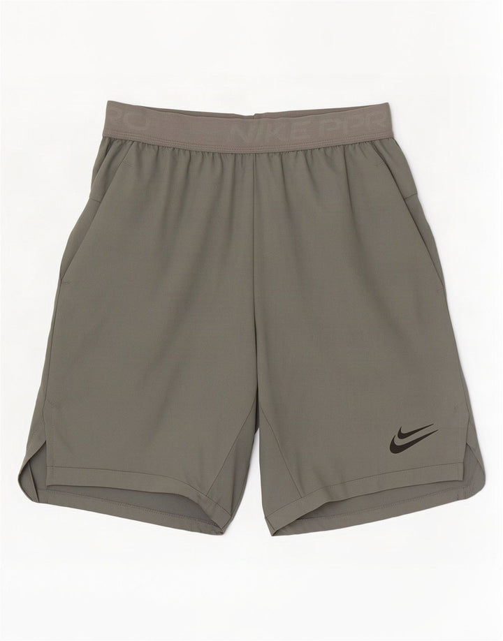 Męskie spodenki sportowe Nike Dri Fit Graphic Standard, małe, khaki, poliester