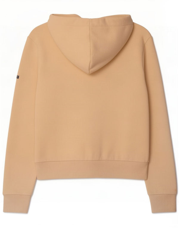 Damski sweter z kapturem Superdry Graphic UK 8 Small, beżowy, bawełniany