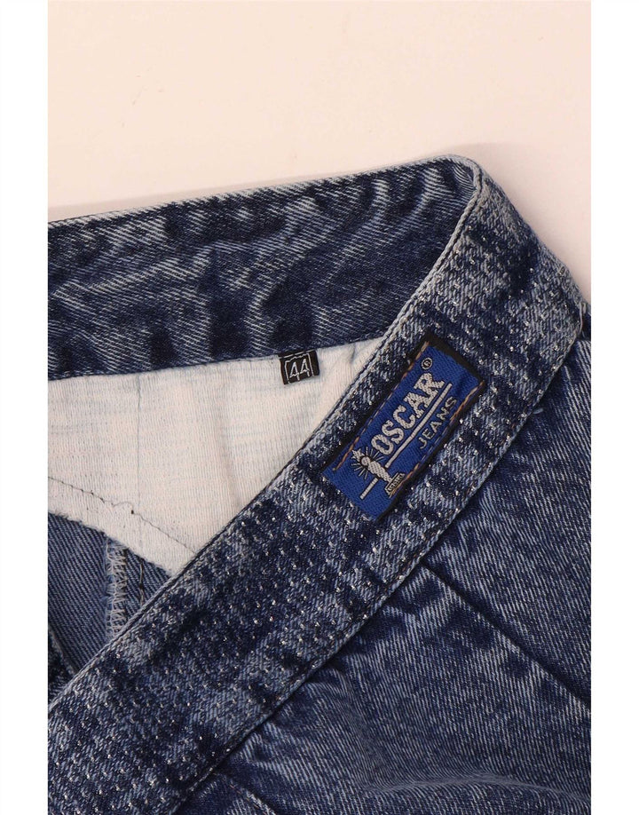 Vintage damska spódnica jeansowa IT 44 Medium W32 niebieska