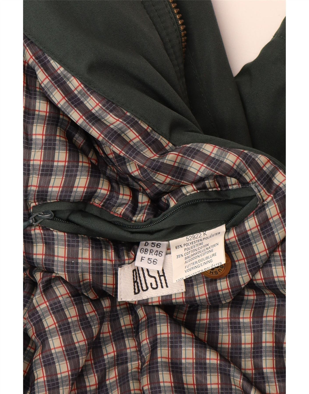 Kurtka męska Bush Utility UK 46 3XL Zielony poliester