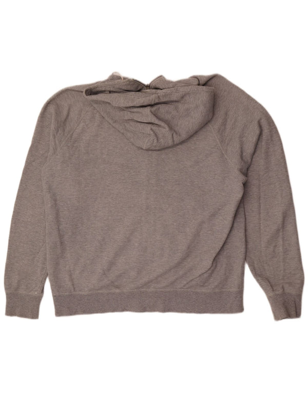 Męski sweter z kapturem i zamkiem błyskawicznym Nike, UK 42/44, duży, szary, nakrapiany, bawełniany