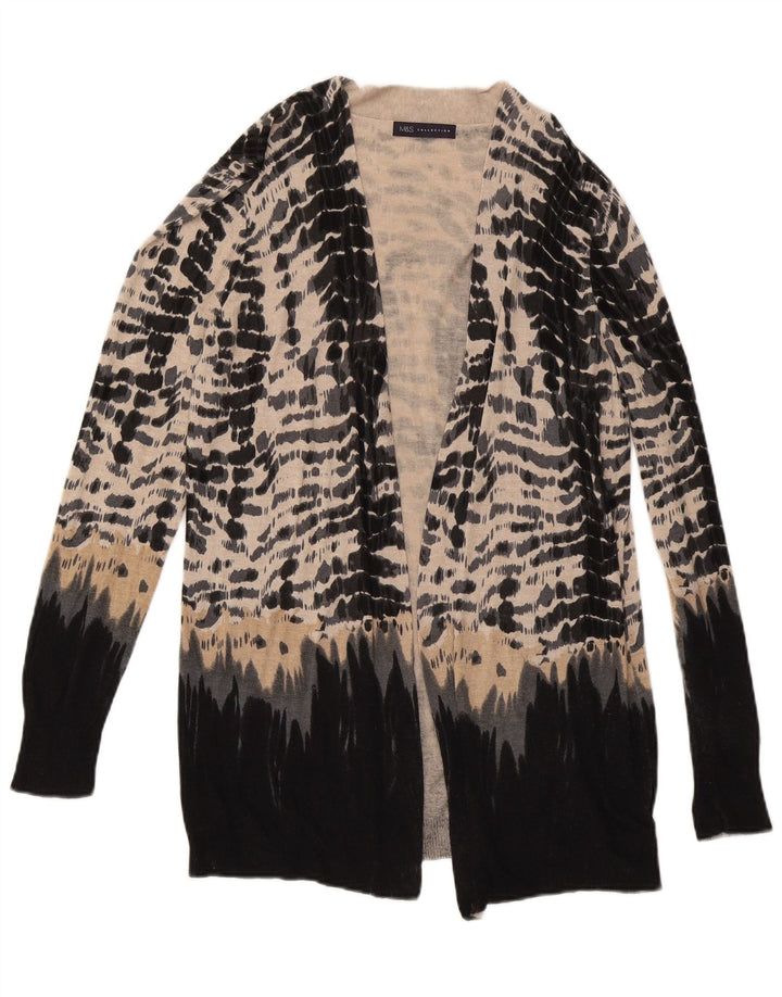 MARKS & SPENCER Damski sweter o przedłużonym fasonie, UK 12, średni beż