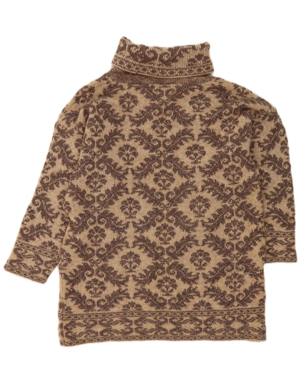 Sweter damski St. Bernard z wywijanym dekoltem, UK 18/20 XL, beżowy, wełniany paisley