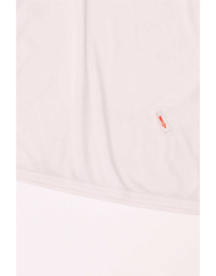 Chłopięcy T-shirt z grafiką Kappa 9-10 lat, biały poliester