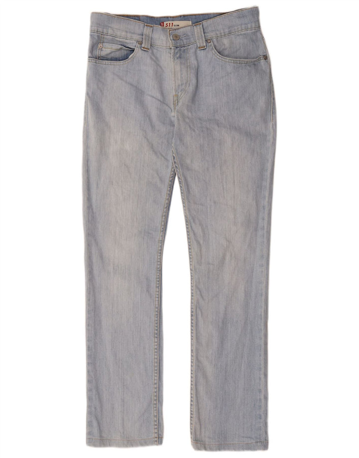 Damskie jeansy Levi's 511 Slim W34 L34 Niebieskie bawełniane