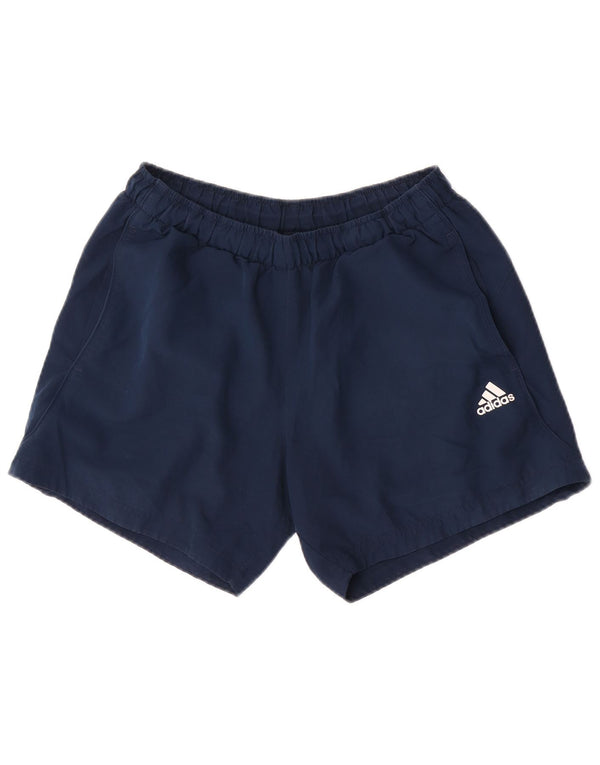 Męskie spodenki sportowe Adidas Climalite, średni granatowy poliester