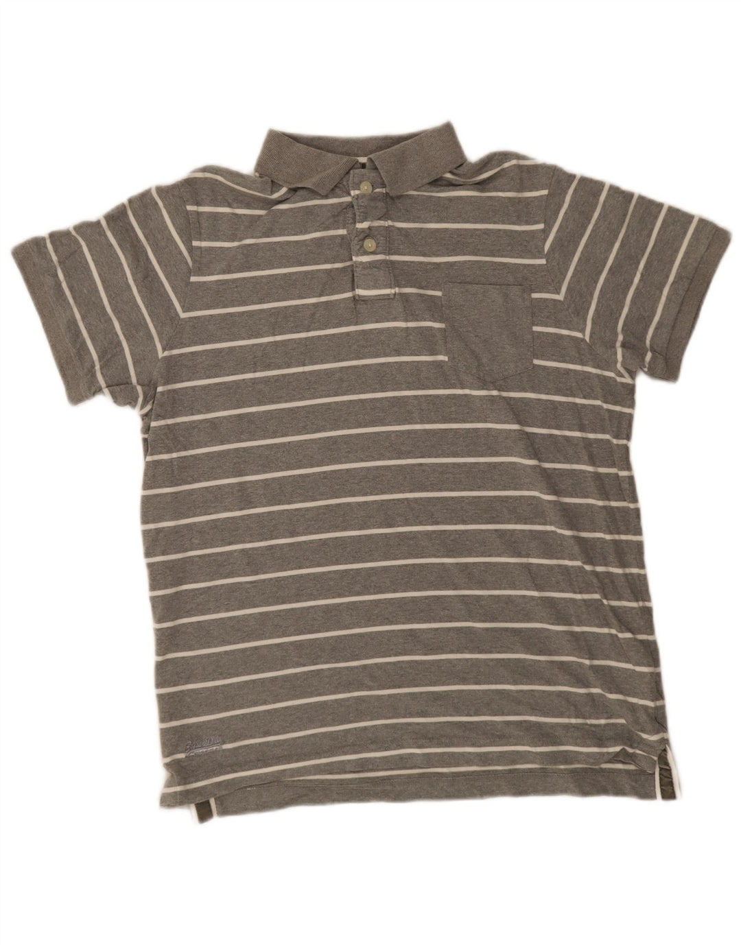 Męska koszulka polo Superdry 2XL, szara, bawełniana w paski