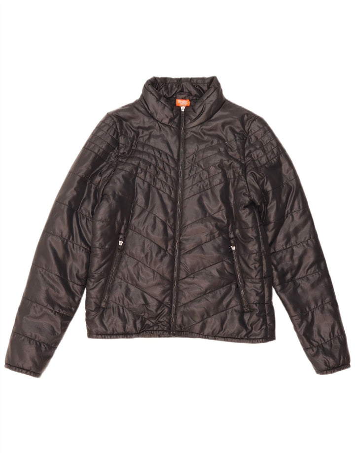 Damski płaszcz Nike Crop Padded Coat UK 10, mały, czarny nylon
