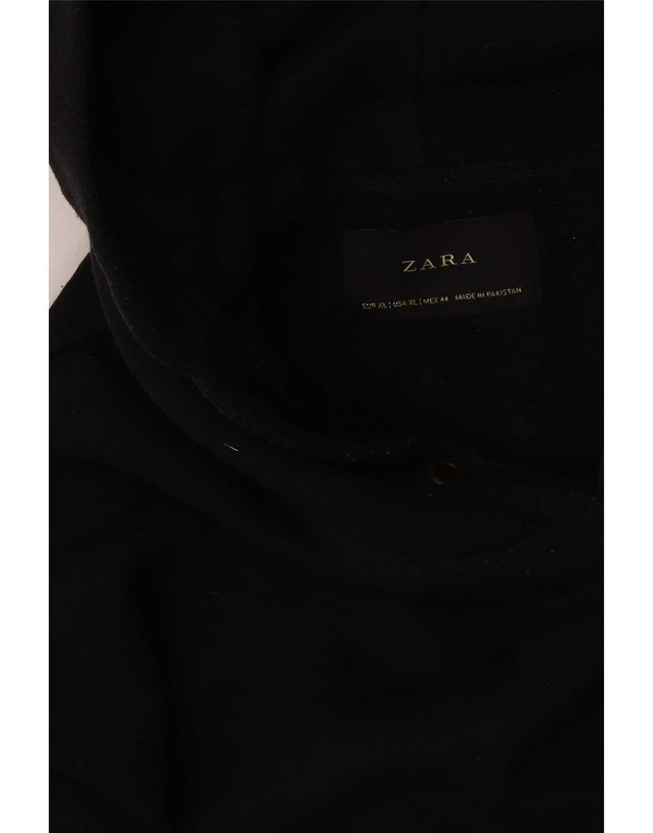 Męski sweter z kapturem Zara XL, czarny