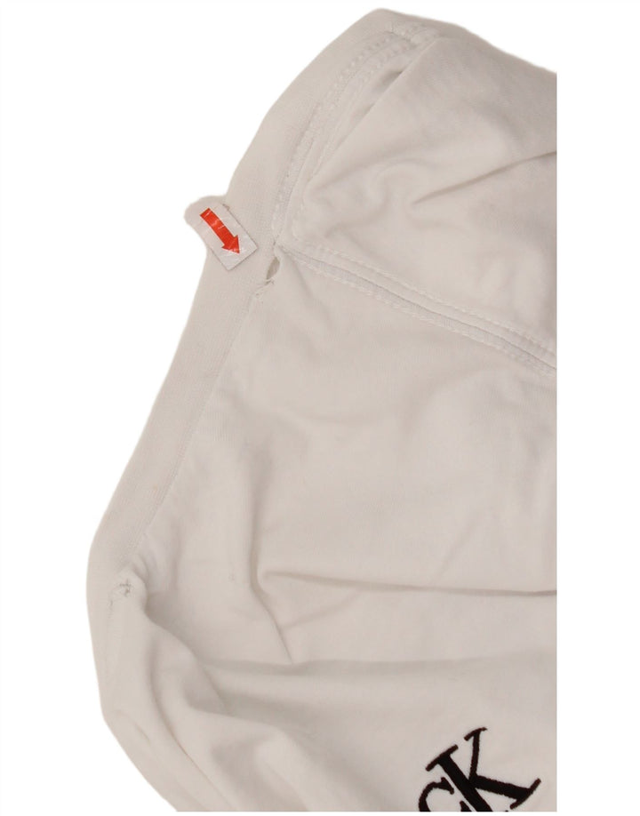 T-shirt damski CALVIN KLEIN Top UK 14 Średni biały