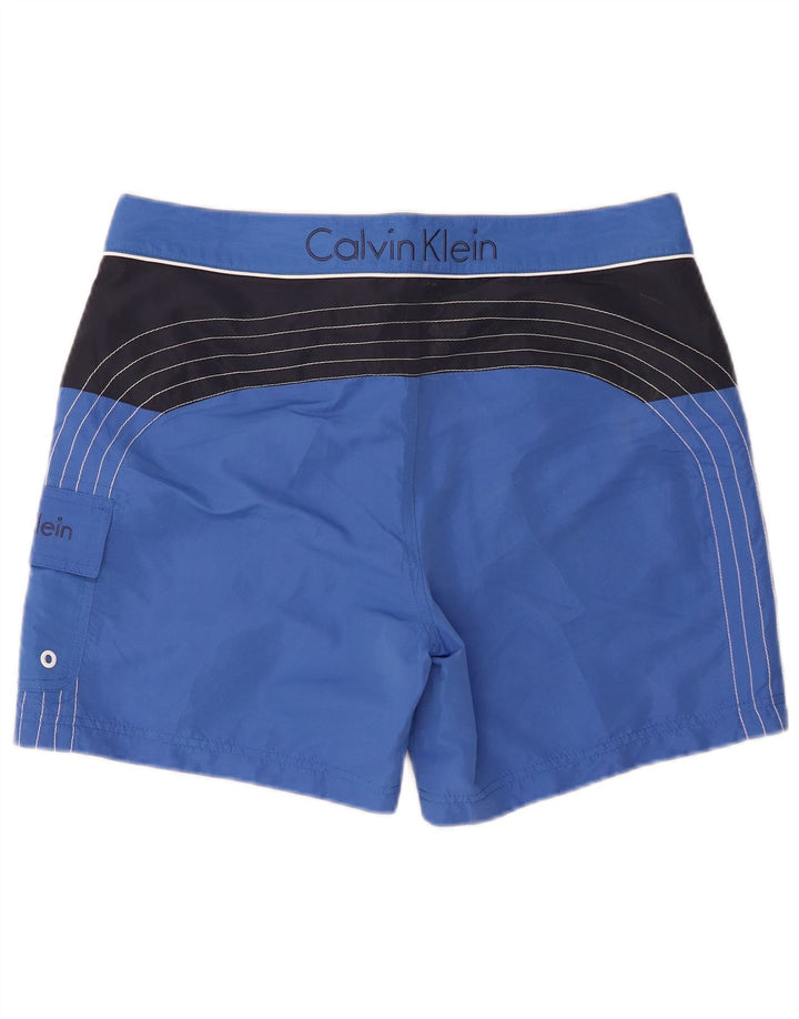 Męskie spodenki kąpielowe Calvin Klein, średni niebieski, poliester