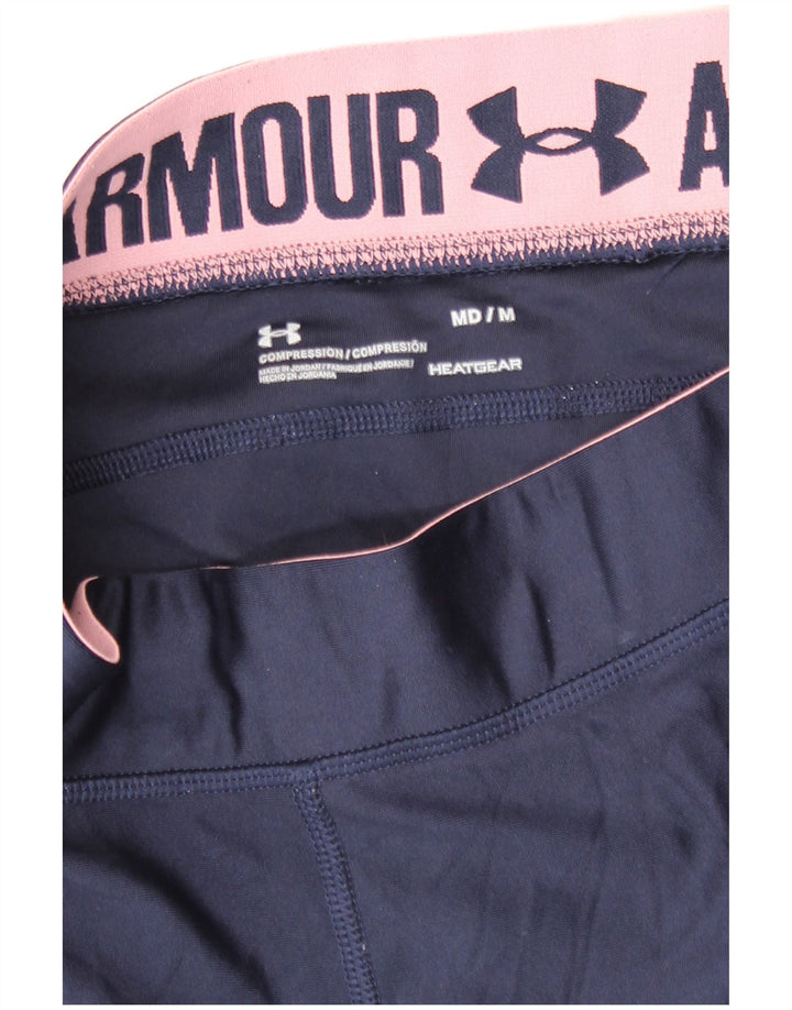 Damskie legginsy Under Armour Crop Graphic UK 12, średni granat