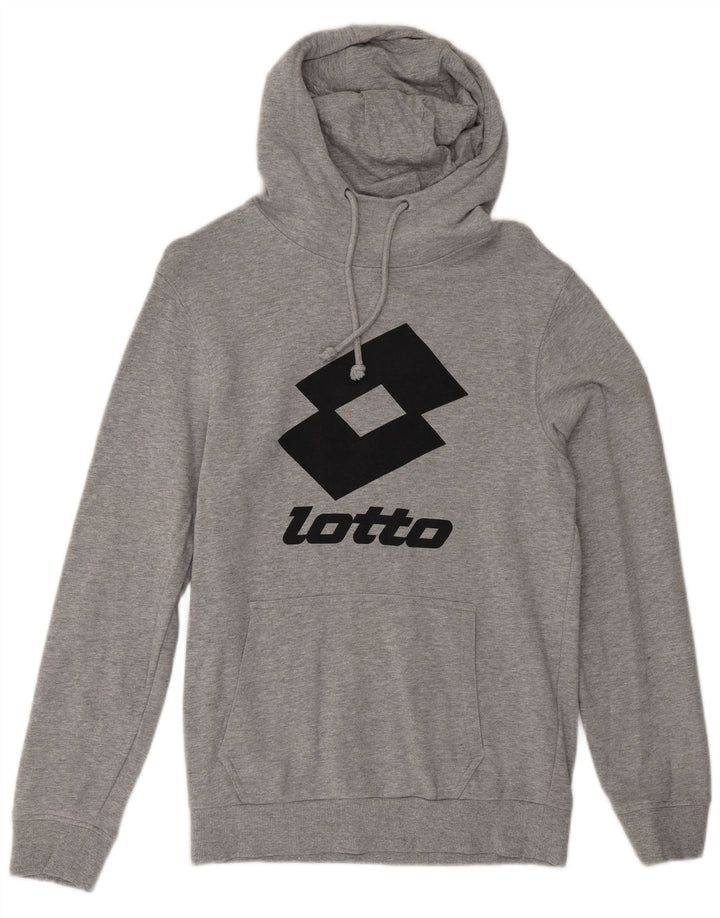 Męski sweter z kapturem Lotto 2XS w kolorze szarym