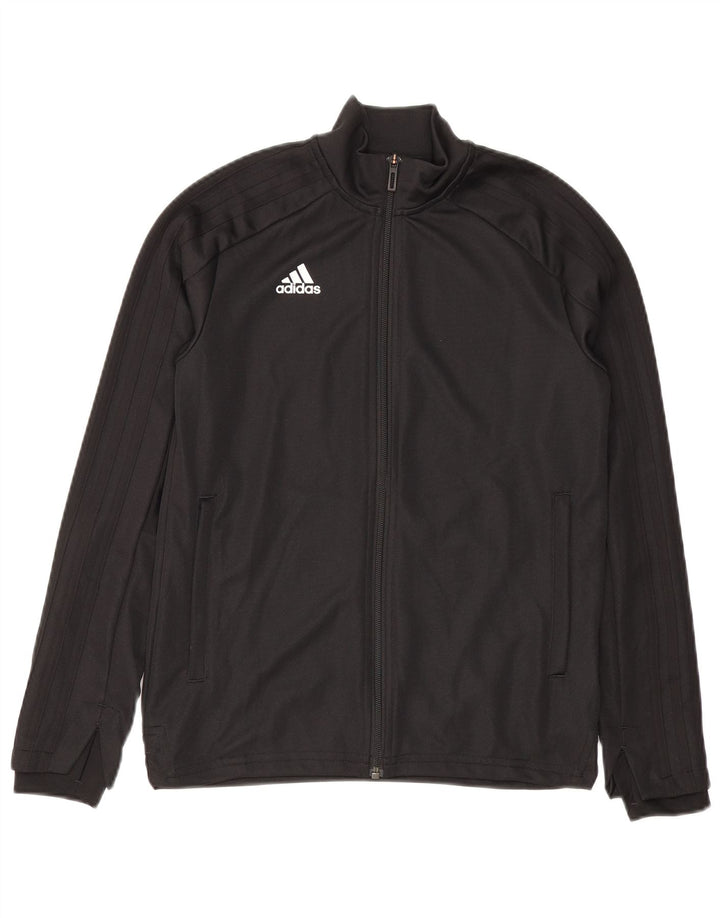 Kurtka dziewczęca Adidas Dresowa Top 11-12 Lat Czarny Poliester