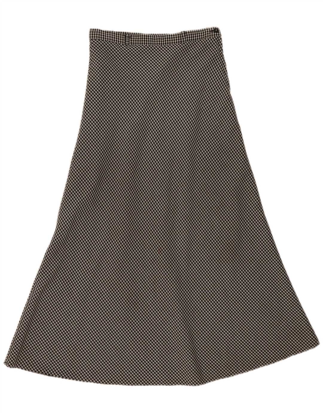 Damska spódnica midi w stylu vintage EU 40 Medium W30 w czarną kratkę