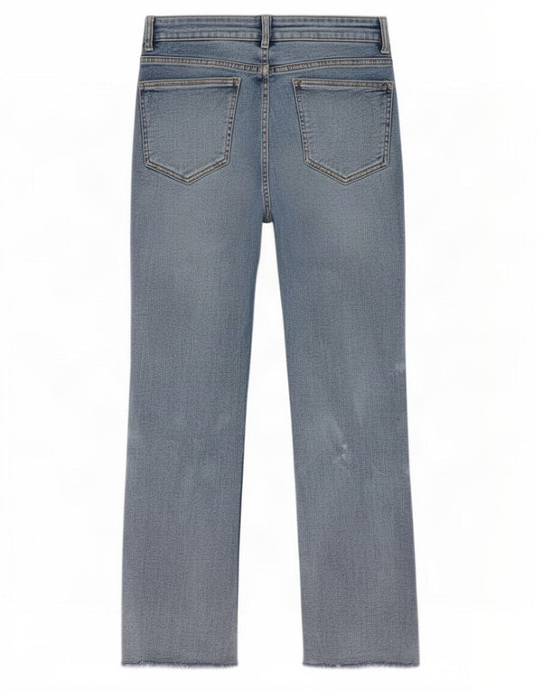 Damskie jeansy Zara Cropped EU 40 Medium W30 L25 Blue Tie Dye Cotton
