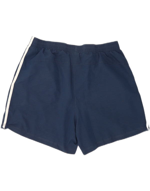Męskie spodenki sportowe Adidas XL granatowe, poliestrowe