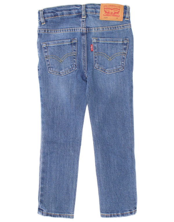 Levi's Boys 510 Obcisłe dżinsy 3-4 lata W22 L17 Niebieska bawełna