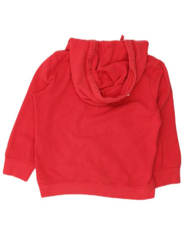 Dziewczęcy sweter z kapturem i grafiką z rękawami 3/4 Hollister, duży, różowy, 11-12 lat