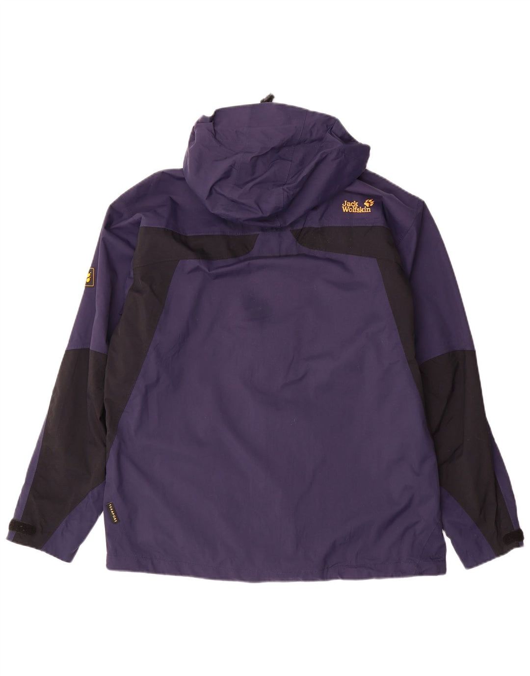 Męska kurtka przeciwdeszczowa JACK WOLFSKIN UK 36/38 Średni granatowy, blok kolorów