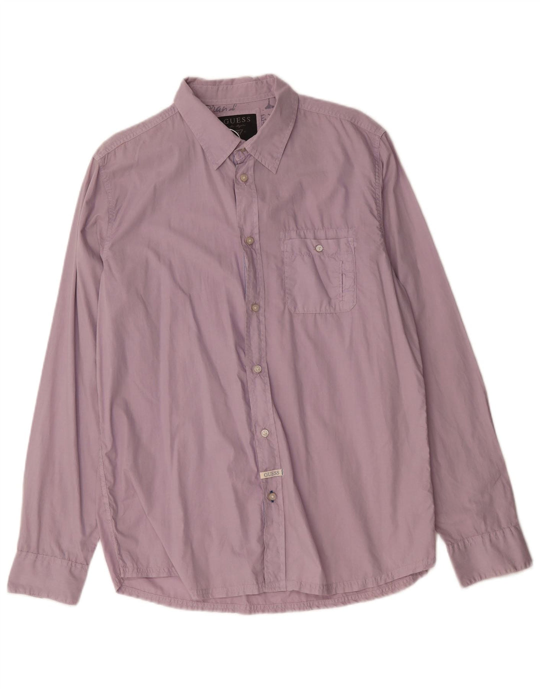 Koszula męska Guess 2XL, fioletowa, bawełniana