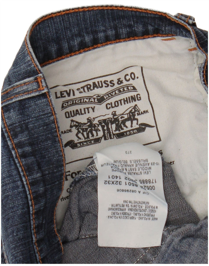 Damskie jeansy Bootcut LEVI'S W32 L32 Niebieskie bawełniane