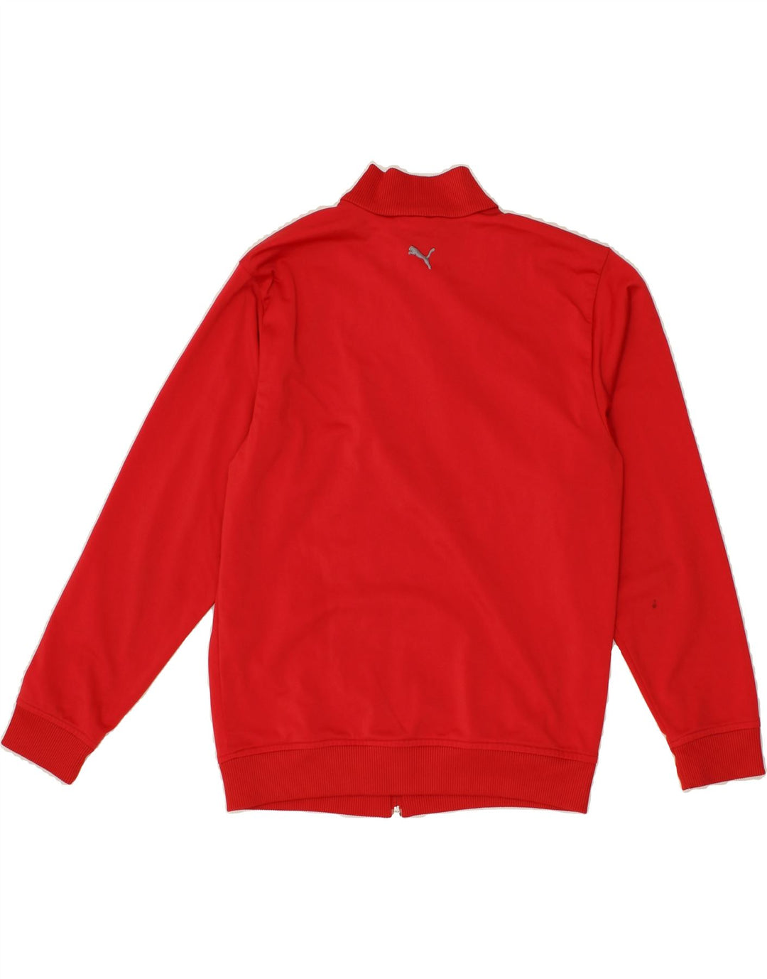 PUMA Boys Graphic Tracksuit Top Jacket 11-12 Years Large Red Vintage Puma and Second-Hand Puma from Messina Hembry 