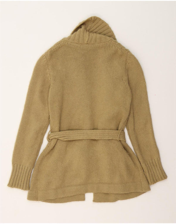 Sweter damski o przedłużonym fasonie VINTAGE UK 14, średni beż