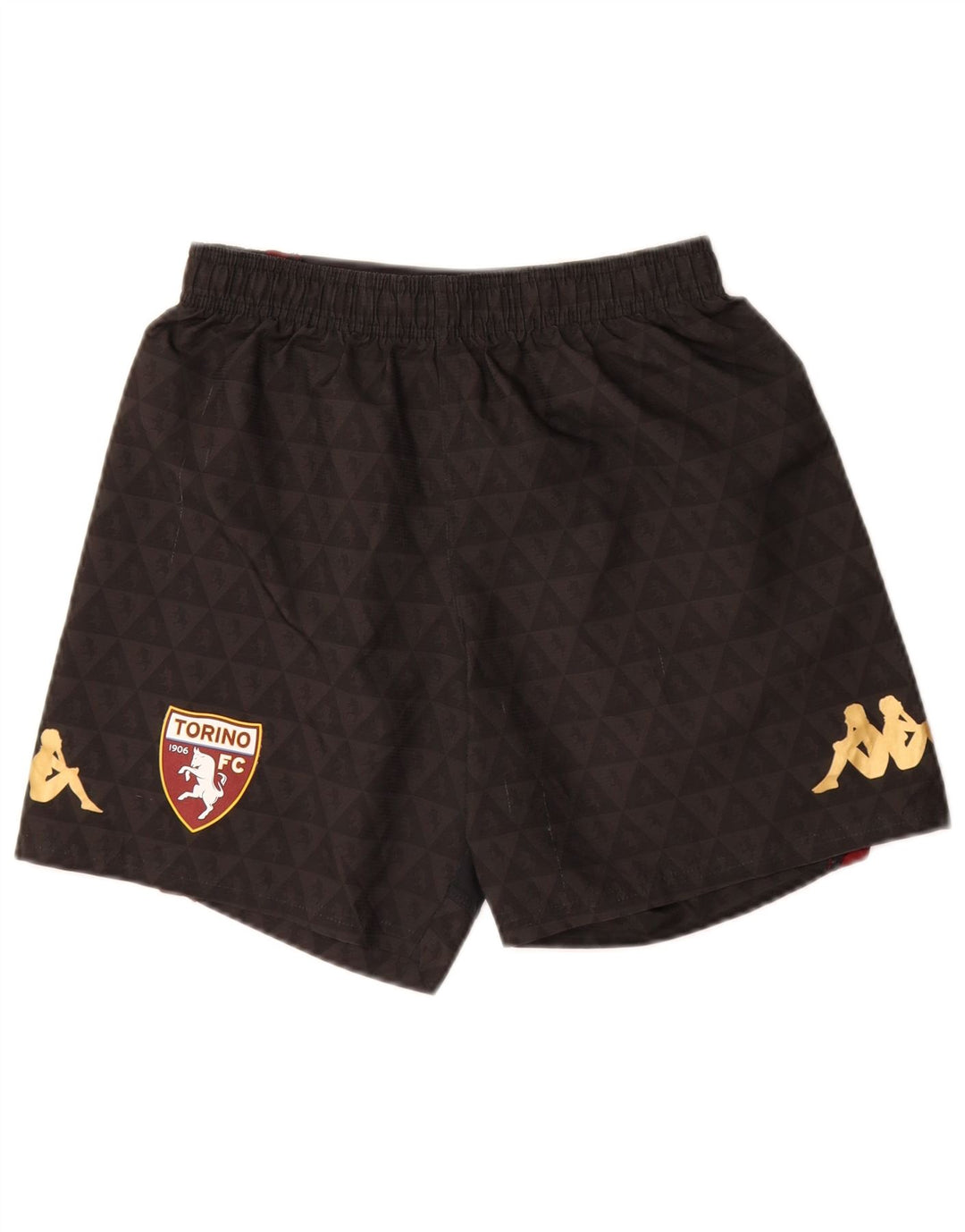Damskie spodenki sportowe KAPPA FC Torino Graphic UK 8, małe, czarne, poliestrowe