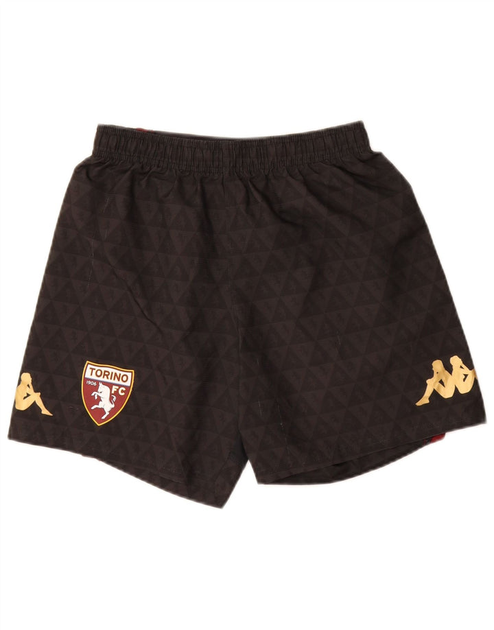 Damskie spodenki sportowe KAPPA FC Torino Graphic UK 8, małe, czarne, poliestrowe