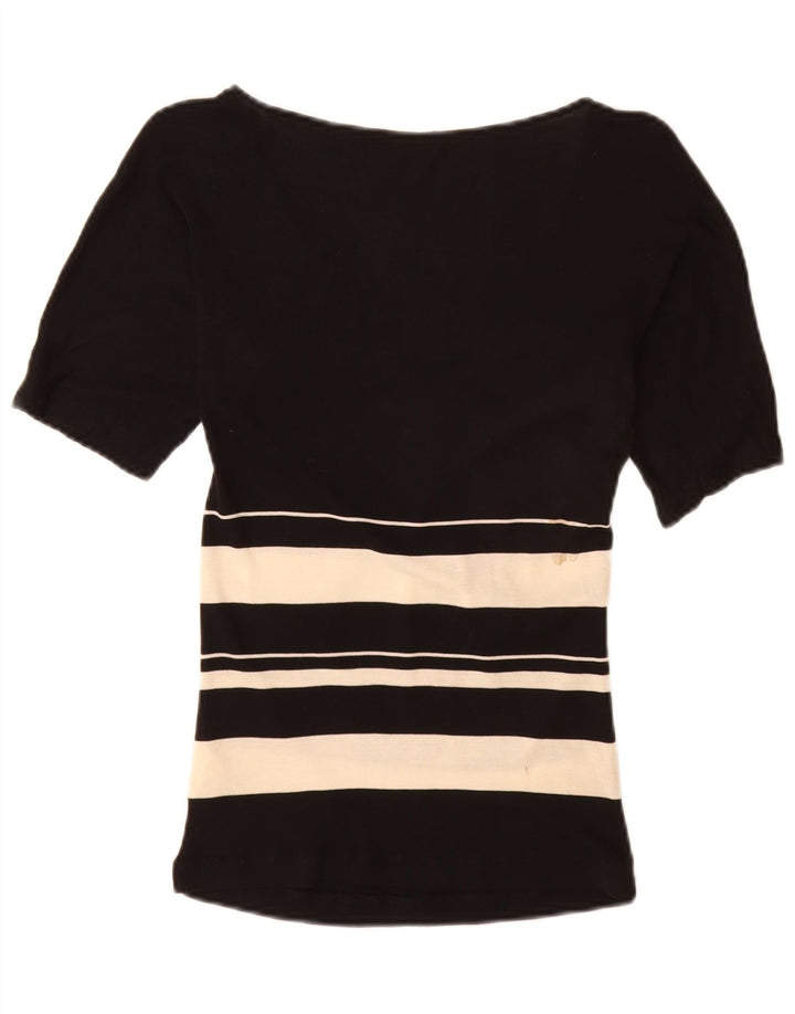 Bluzka damska Zara Top UK 12 Medium Black Colorblock Lyocell